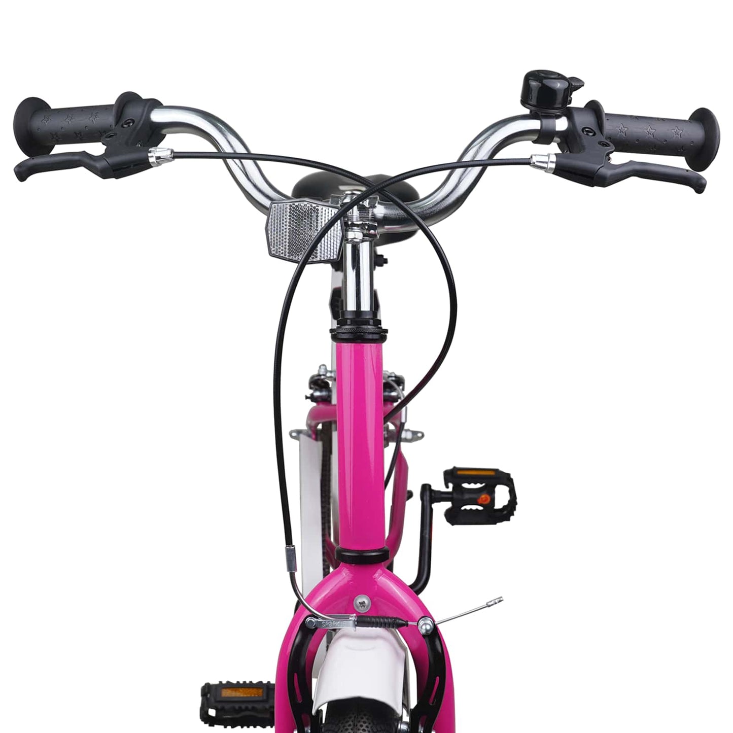 Kinderfiets 20 Inch voor 6-11 jaar oud Roze Wit