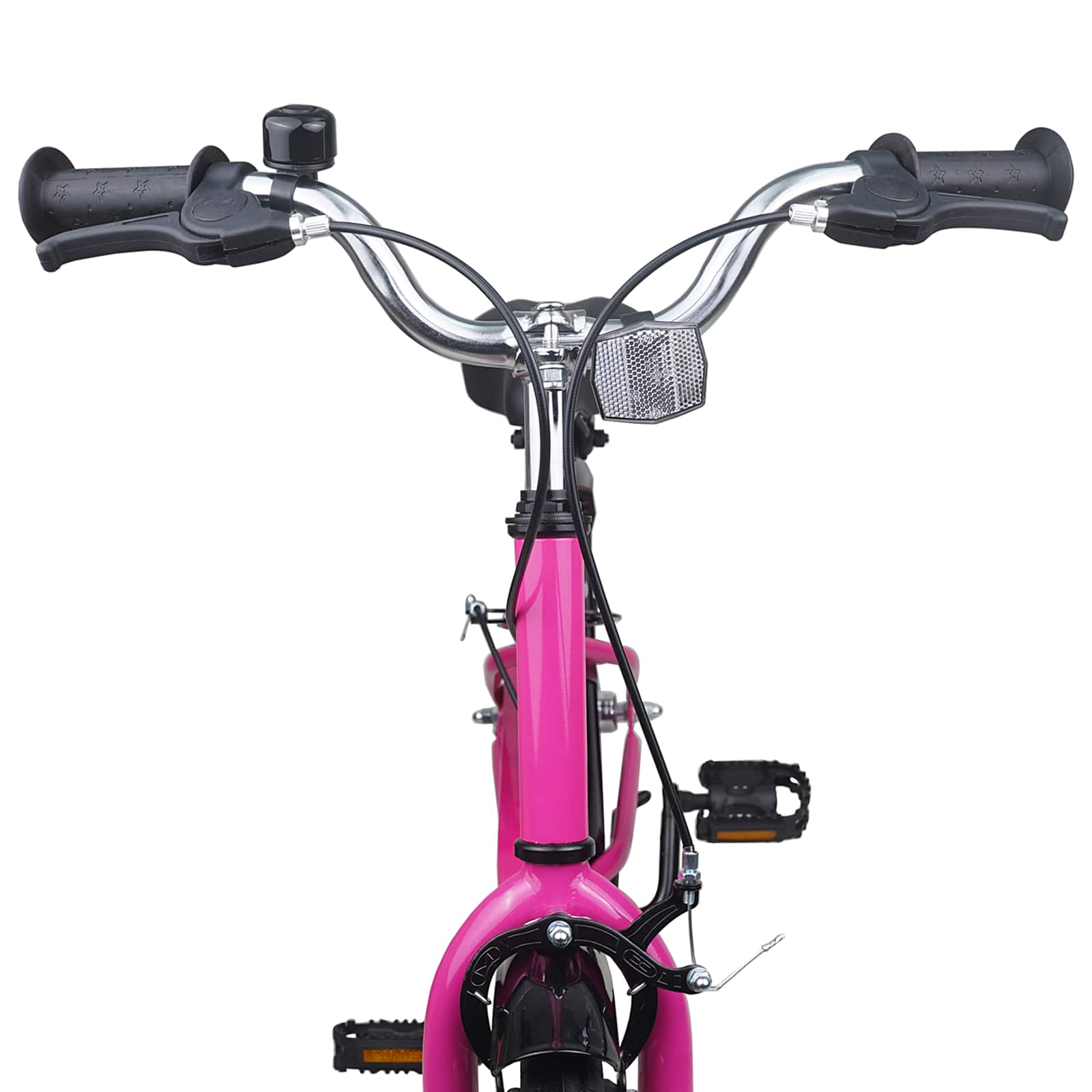 Kinderfiets 18 Inch voor 5-7 jaar Roze Zwart