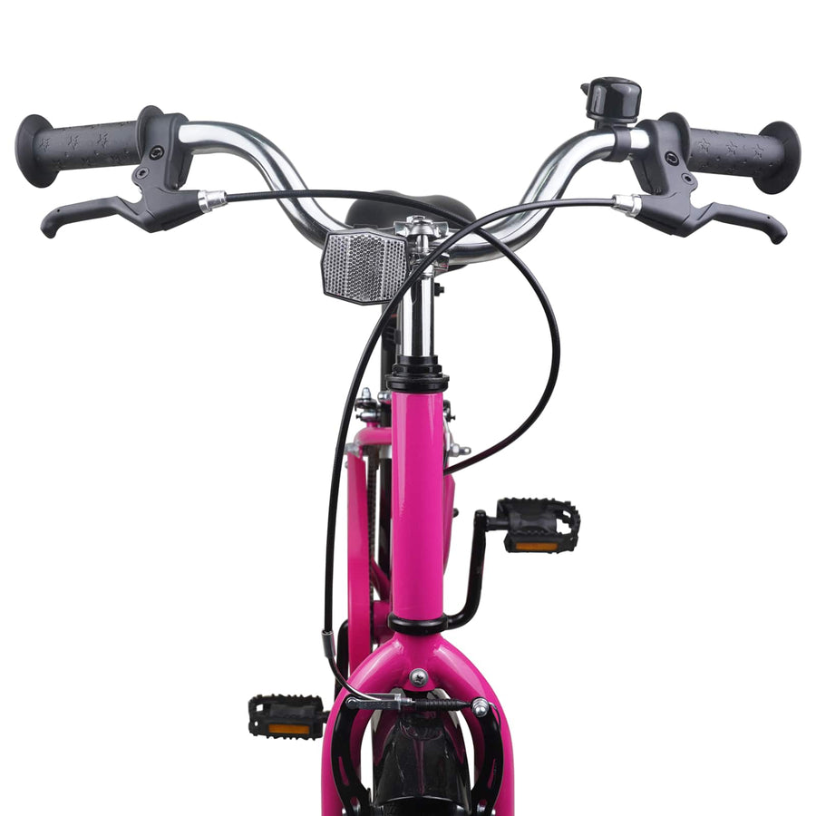 Kinderfiets 20 Inch voor 6-11 jaar oud Roze Zwart
