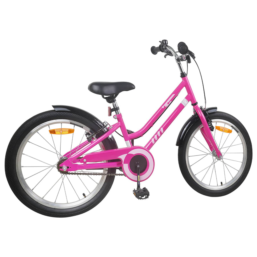 Kinderfiets 20 Inch voor 6-11 jaar oud Roze Zwart