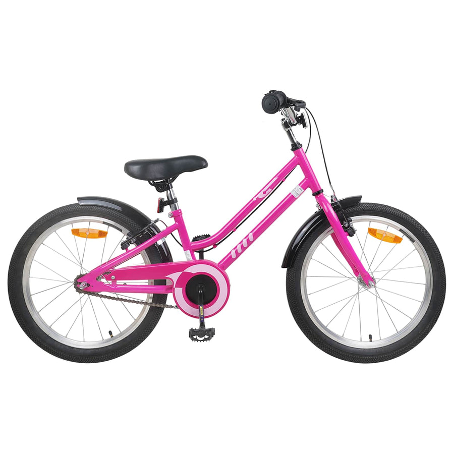 Kinderfiets 20 Inch voor 6-11 jaar oud Roze Zwart