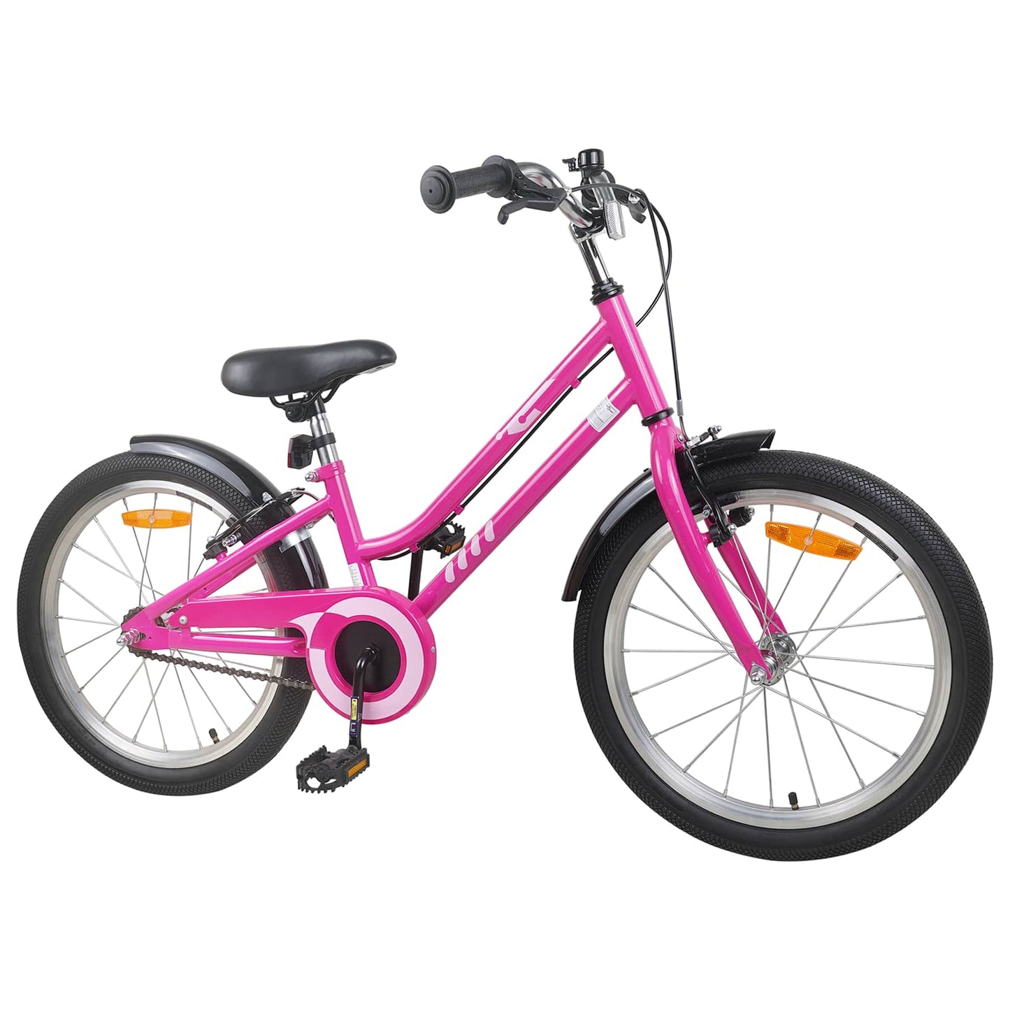 Kinderfiets 24 Inch voor 8-12 jaar oud Roze Zwart