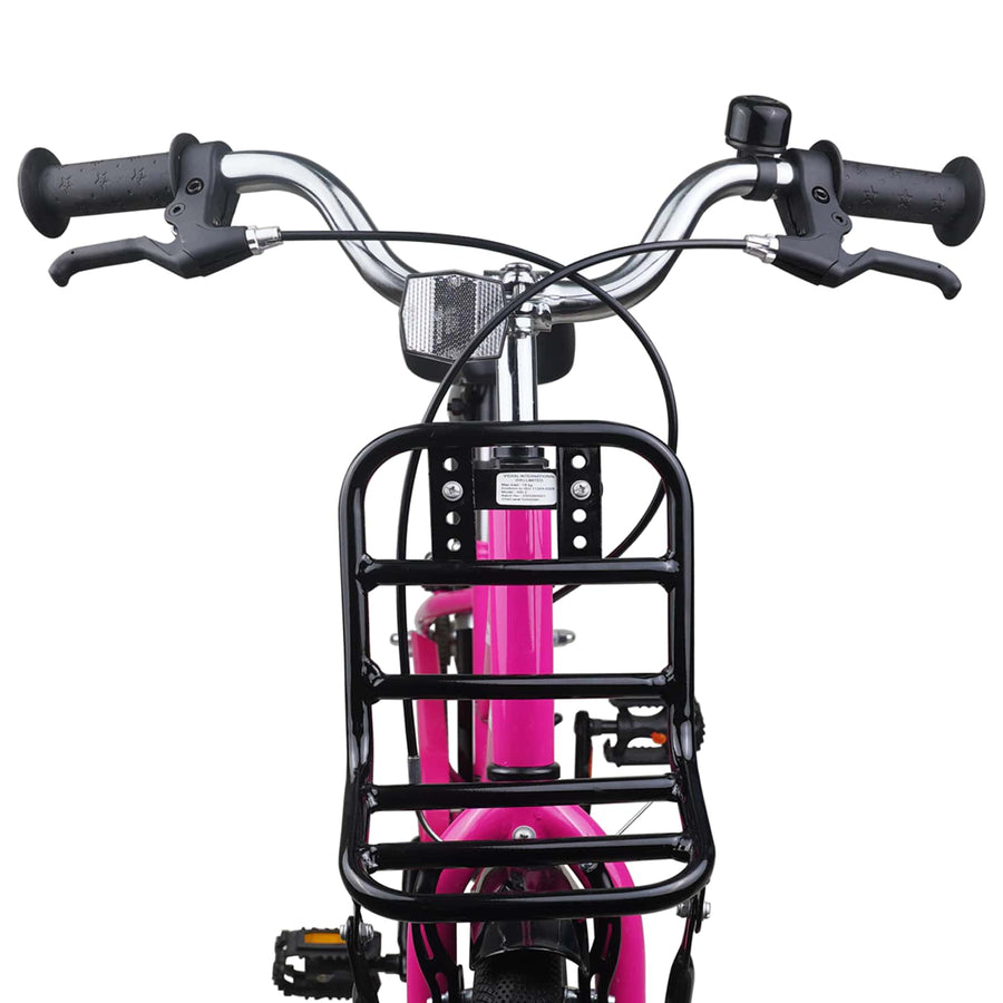 Kinderfiets 20 Inch voor 6-11 jaar oud Roze Zwart