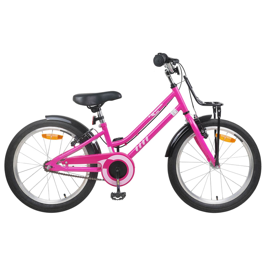 Kinderfiets 20 Inch voor 6-11 jaar oud Roze Zwart