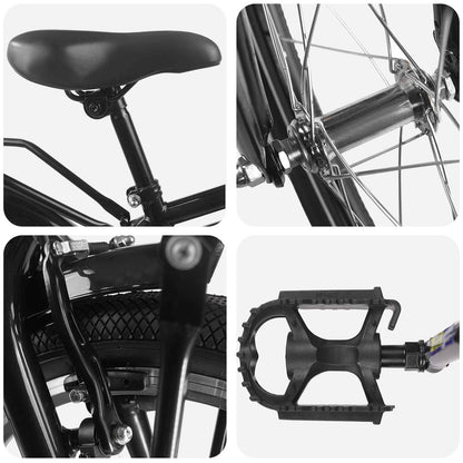 Kinderfiets 12 Inch voor 2-4 jaar oud Zwart
