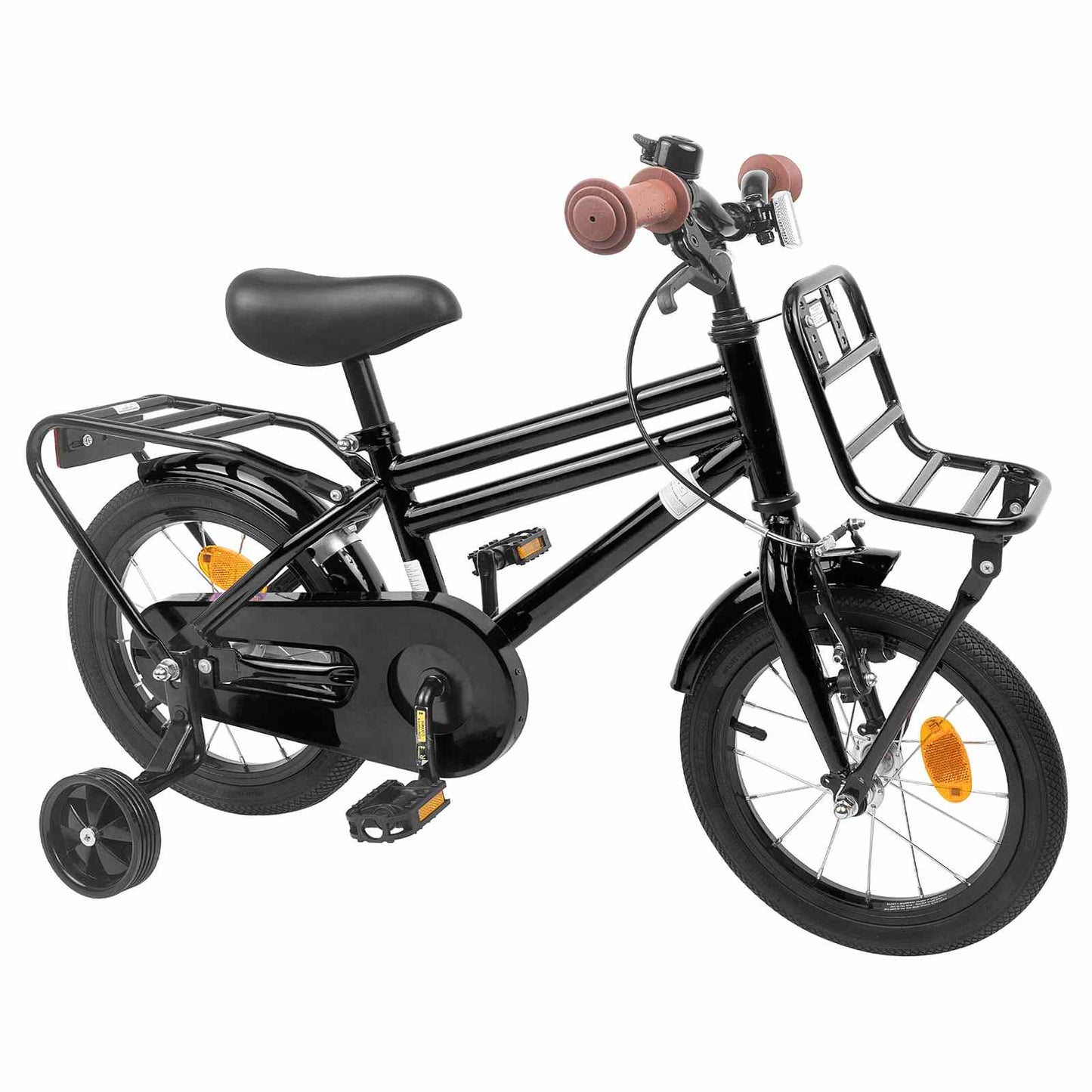 Kinderfiets 12 Inch voor 2-4 jaar oud Zwart