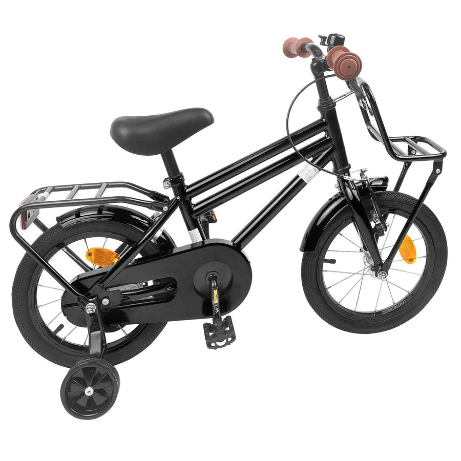 Kinderfiets 14 Inch voor 3-5 jaar oud Zwart