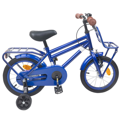 Kinderfiets 14 Inch voor 3-5 jaar oud Donkerblauw