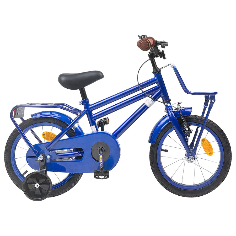 Kinderfiets 14 Inch voor 3-5 jaar oud Donkerblauw
