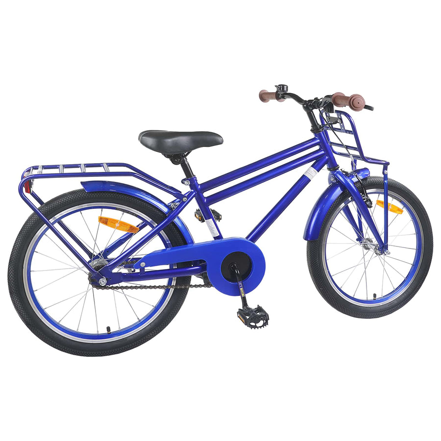 Kinderfiets 20 Inch voor 6-11 jaar oud Donkerblauw