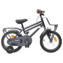 Kinderfiets 12 Inch voor 2-4 jaar oud Donkergrijs