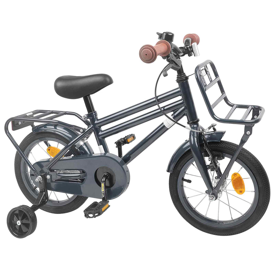 Kinderfiets 14 Inch voor 3-5 jaar oud Donkergrijs