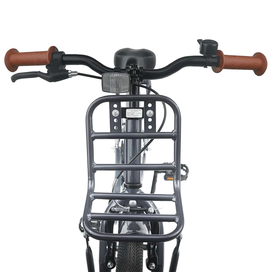 Kinderfiets 20 Inch voor 6-11 jaar oud Donkergrijs