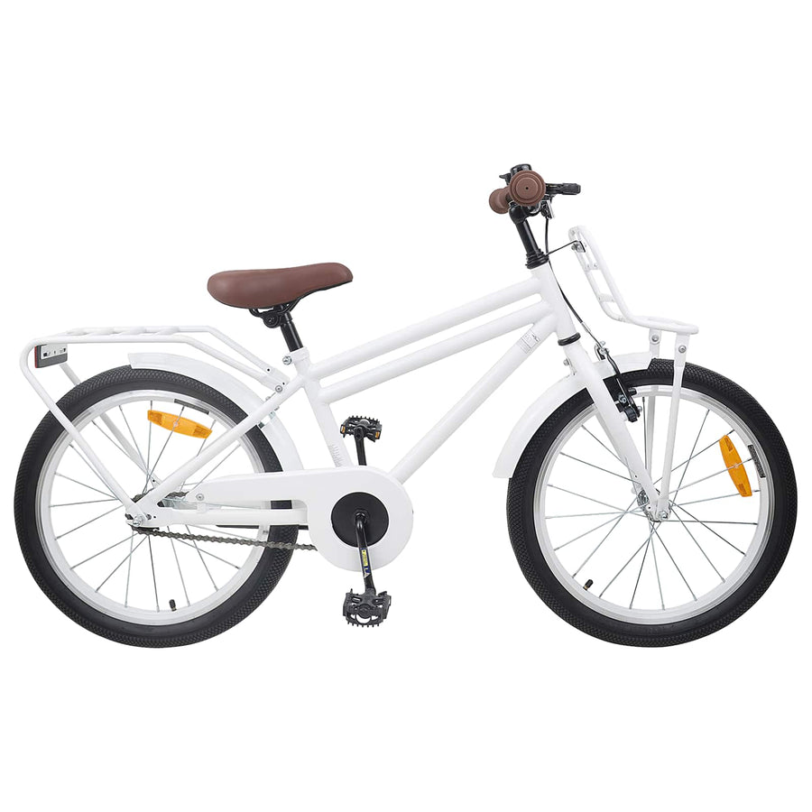 Kinderfiets 20 Inch voor 6-11 jaar oud Wit