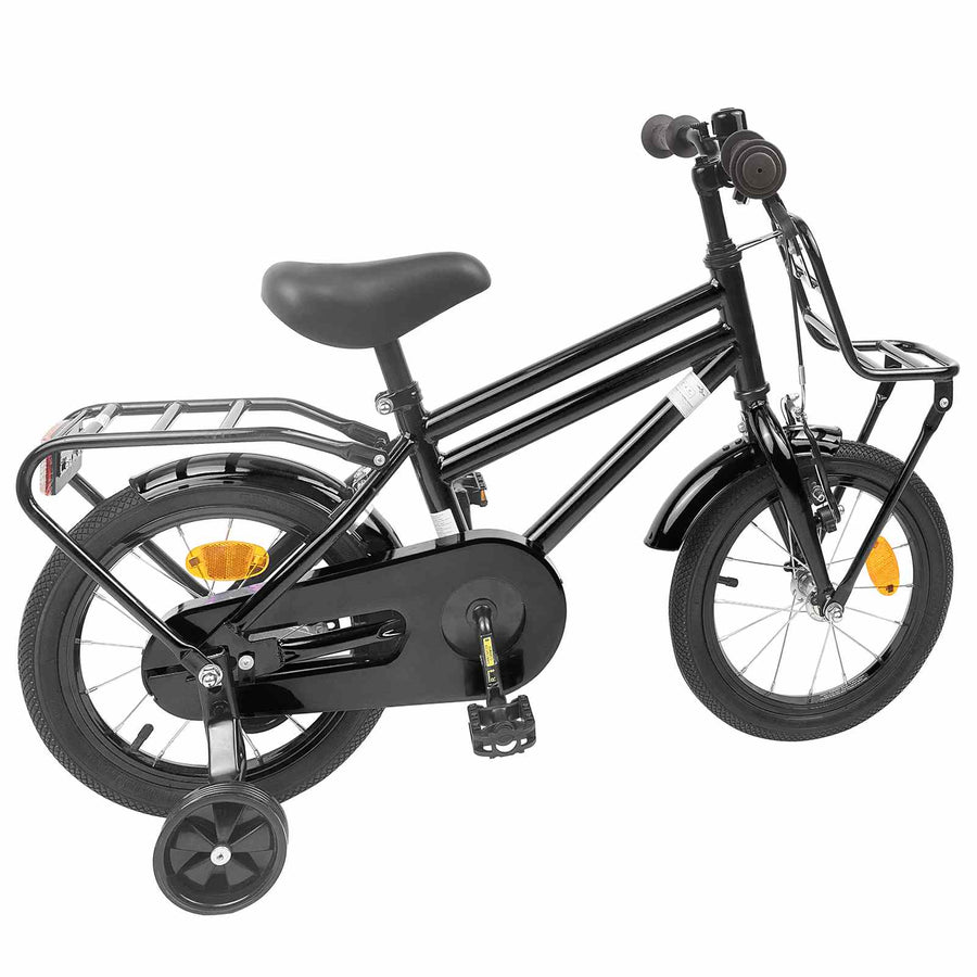 Kinderfiets 14 Inch voor 3-5 jaar oud Zwart