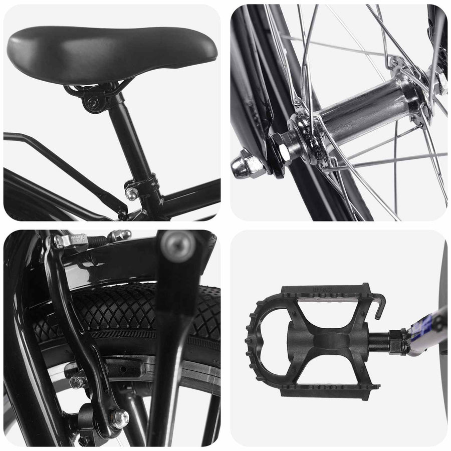 Kinderfiets 18 Inch voor 5-7 jaar Zwart