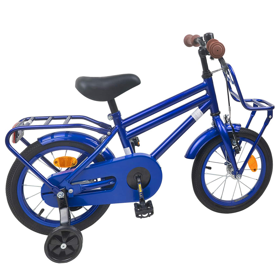 Kinderfiets 14 Inch voor 3-5 jaar oud Donkerblauw
