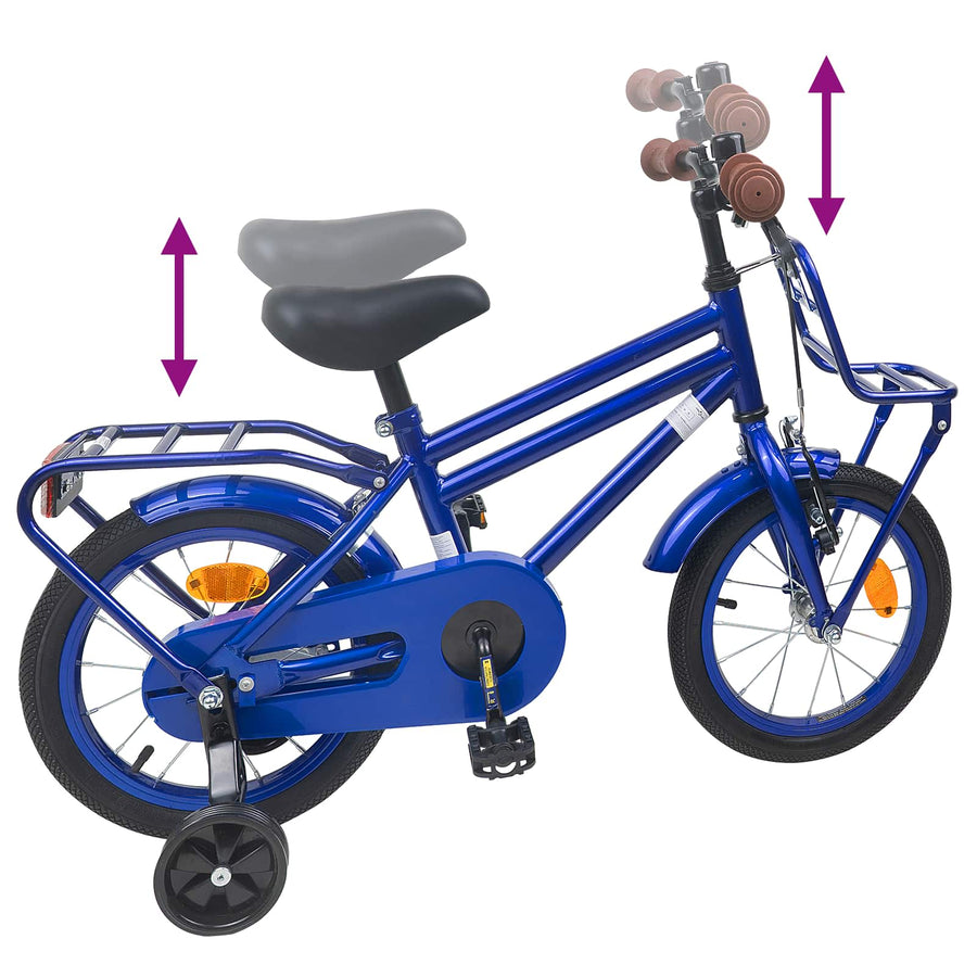 Kinderfiets 16 Inch voor 4-6 jaar oud Donkerblauw