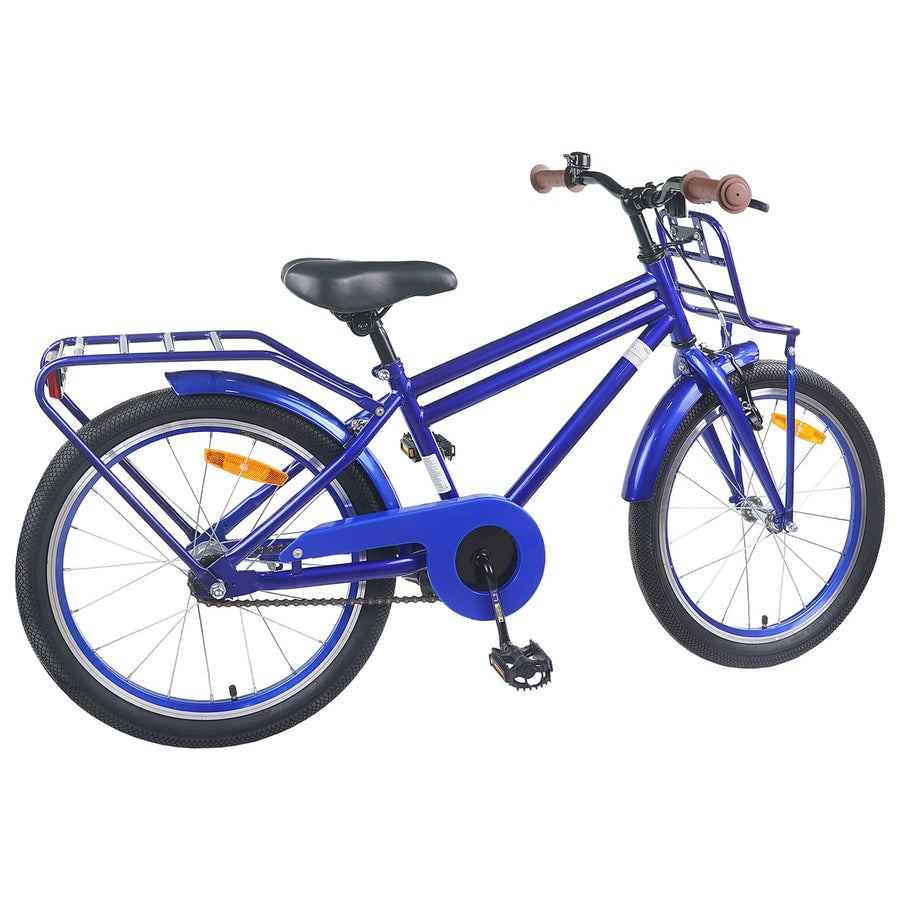 Kinderfiets 18 Inch voor 5-7 jaar Donkerblauw