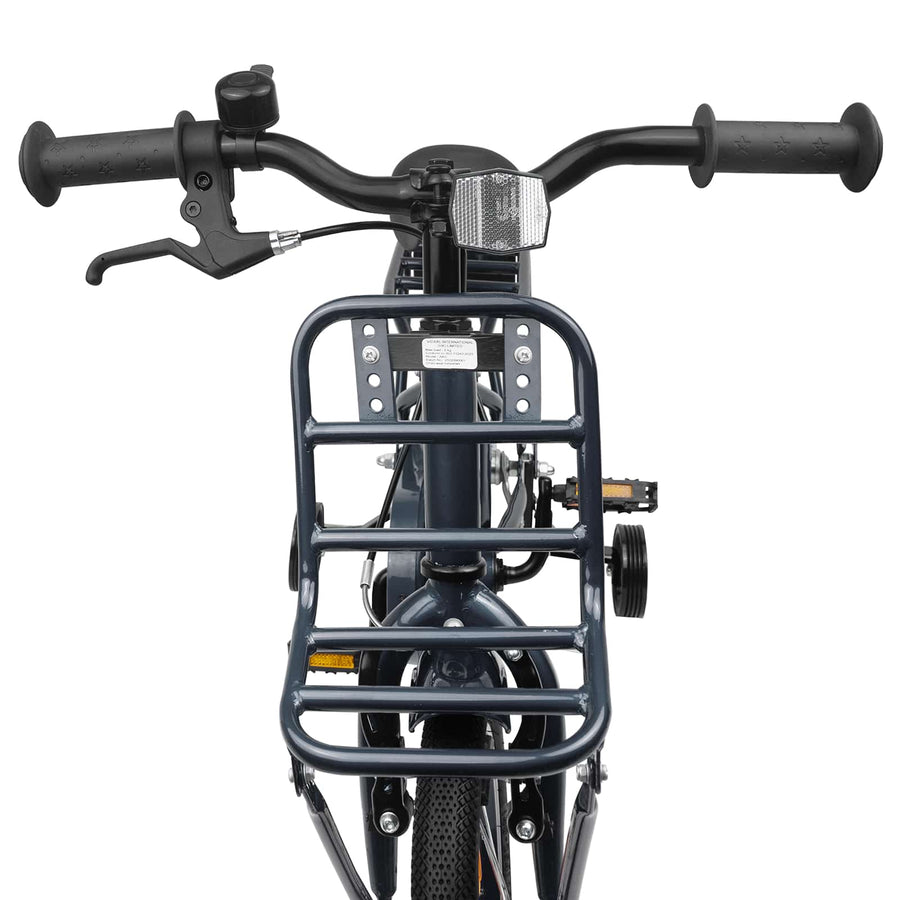 Kinderfiets 12 Inch voor 2-4 jaar oud Donkergrijs