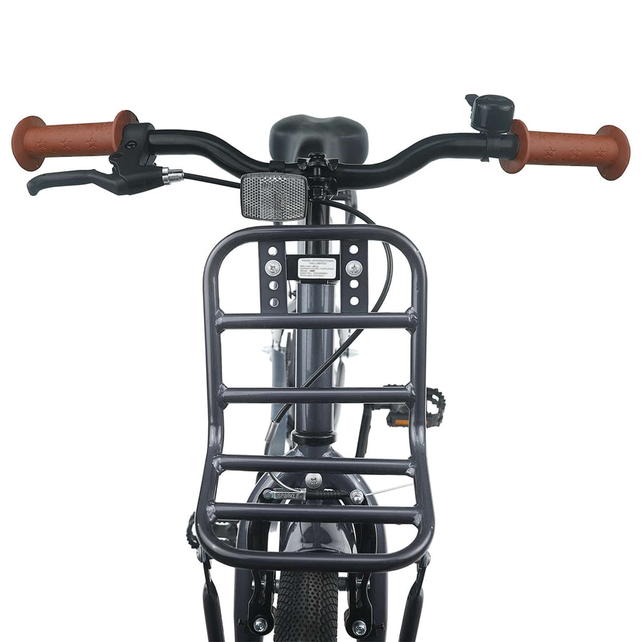 Kinderfiets 18 Inch voor 5-7 jaar Donkergrijs