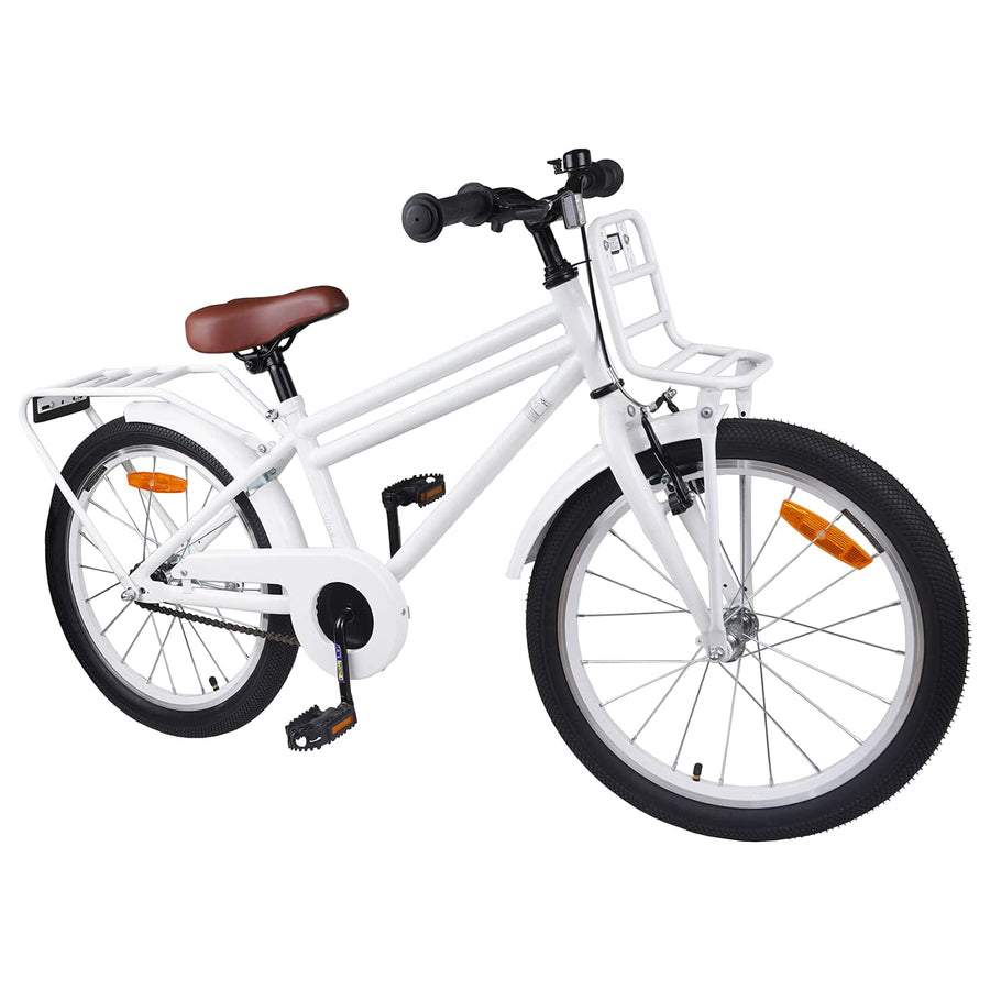Kinderfiets 18 Inch voor 5-7 jaar Wit