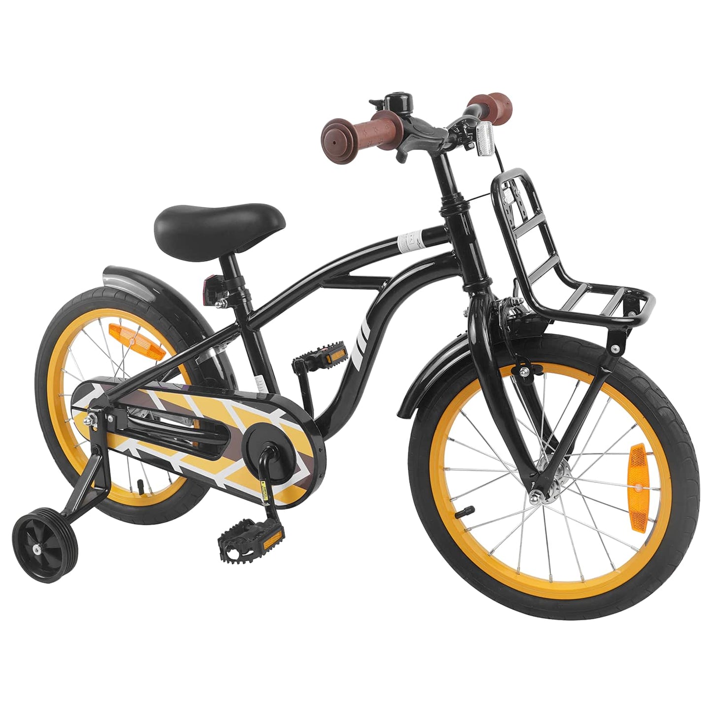 Kinderfiets 16 Inch voor 4-6 jaar oud Zwart