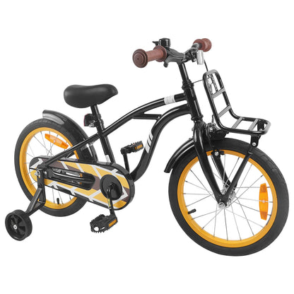 Kinderfiets 16 Inch voor 4-6 jaar oud Zwart