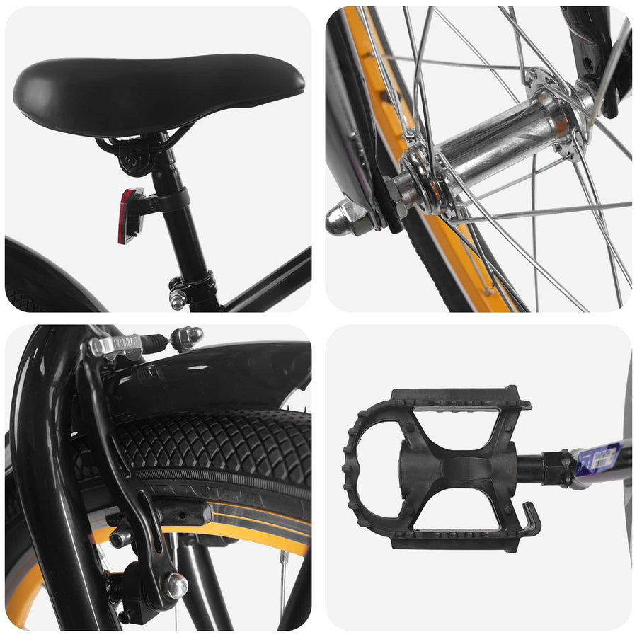 Kinderfiets 18 Inch voor 5-7 jaar Zwart