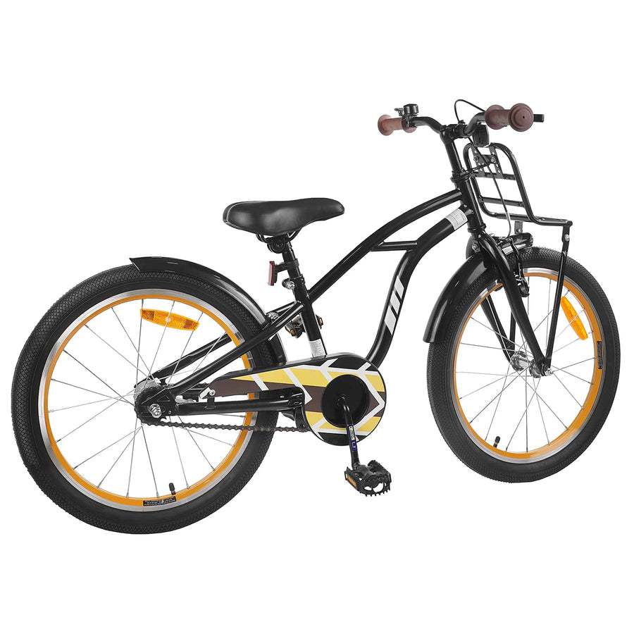 Kinderfiets 20 Inch voor 6-11 jaar oud Zwart