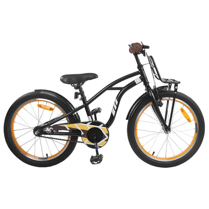 Kinderfiets 20 Inch voor 6-11 jaar oud Zwart