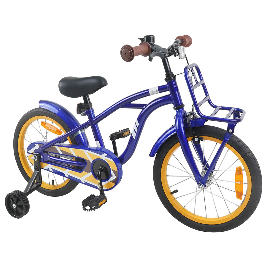 Kinderfiets 16 Inch voor 4-6 jaar oud Donkerblauw