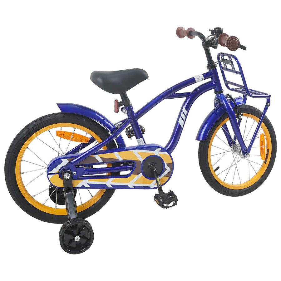 Kinderfiets 16 Inch voor 4-6 jaar oud Donkerblauw