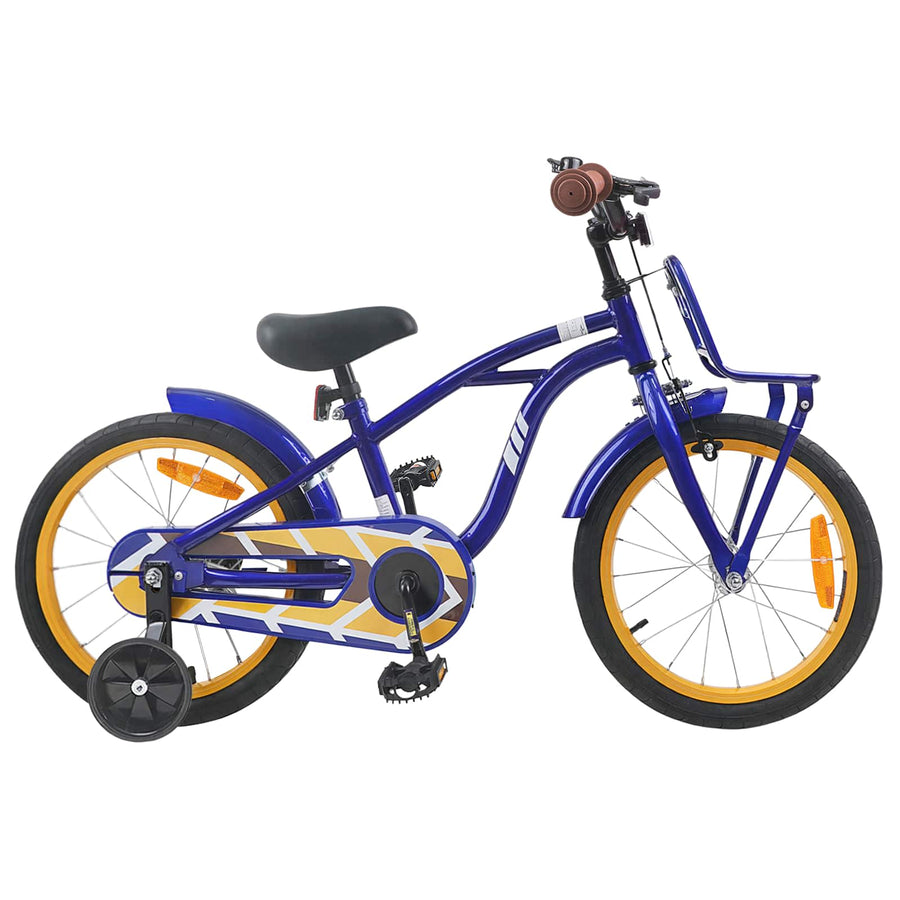Kinderfiets 16 Inch voor 4-6 jaar oud Donkerblauw
