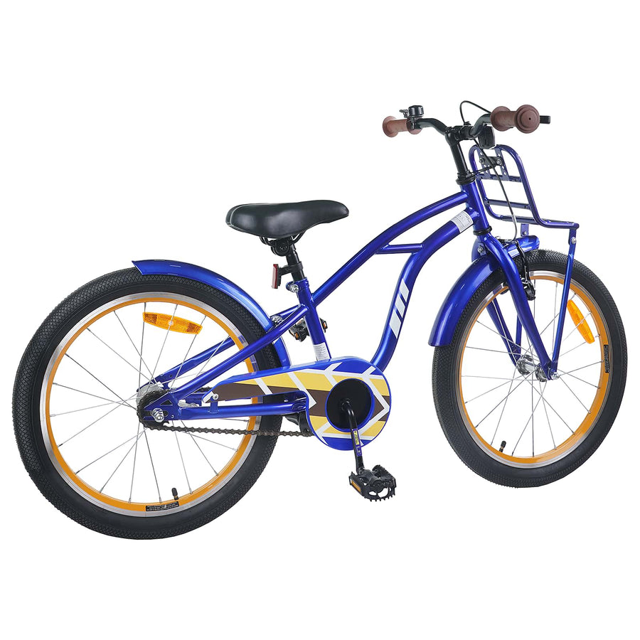 Kinderfiets 18 Inch voor 5-7 jaar Donkerblauw