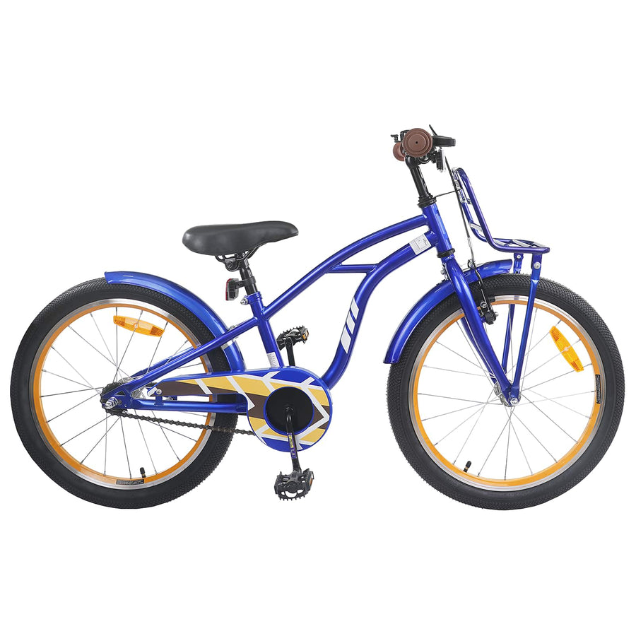 Kinderfiets 18 Inch voor 5-7 jaar Donkerblauw