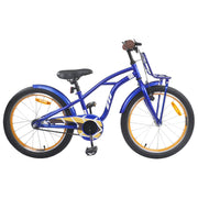Kinderfiets 22 inch donkerblauw