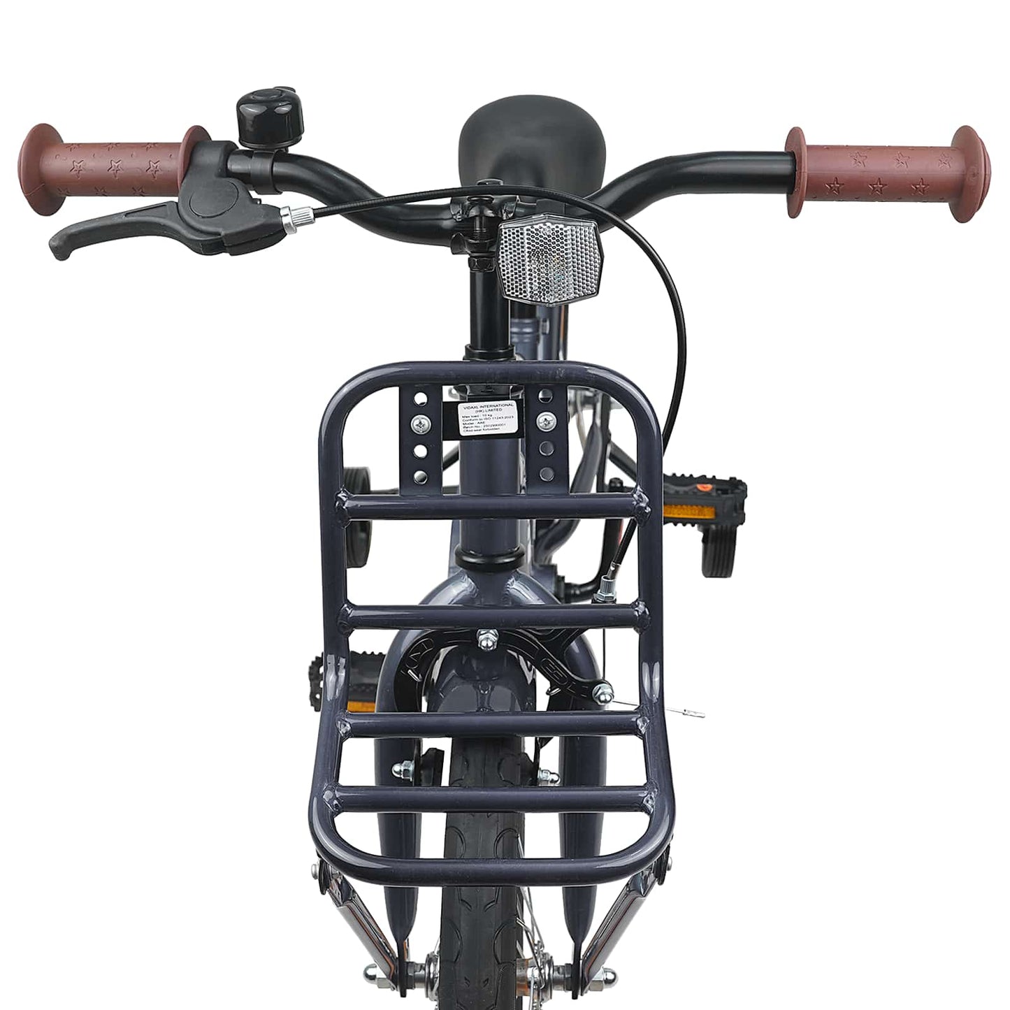 Kinderfiets 16 Inch voor 4-6 jaar oud Donkergrijs
