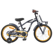 Kinderfiets 16 Inch voor 4-6 jaar oud Donkergrijs