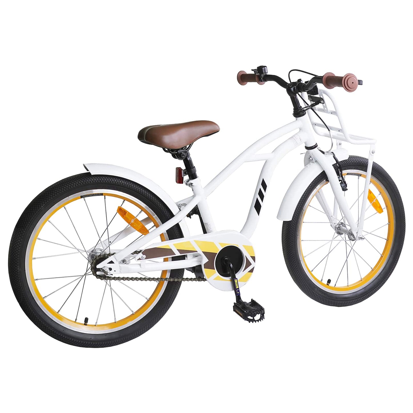 Kinderfiets 18 Inch voor 5-7 jaar Wit