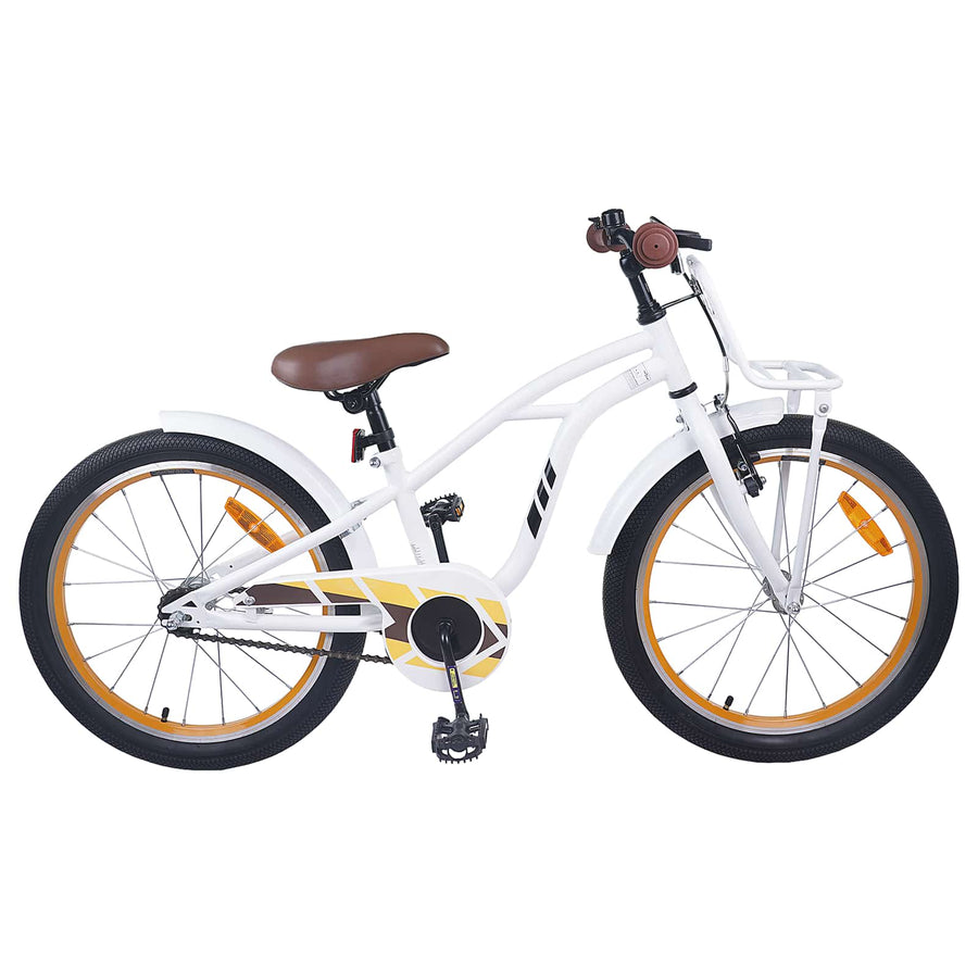 Kinderfiets 18 Inch voor 5-7 jaar Wit