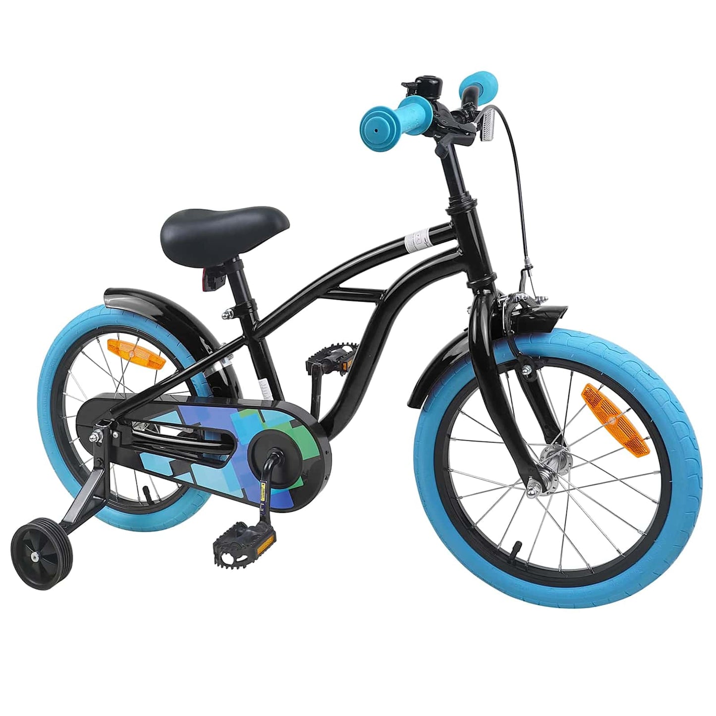 Kinderfiets 16 Inch voor 4-6 jaar oud Zwart