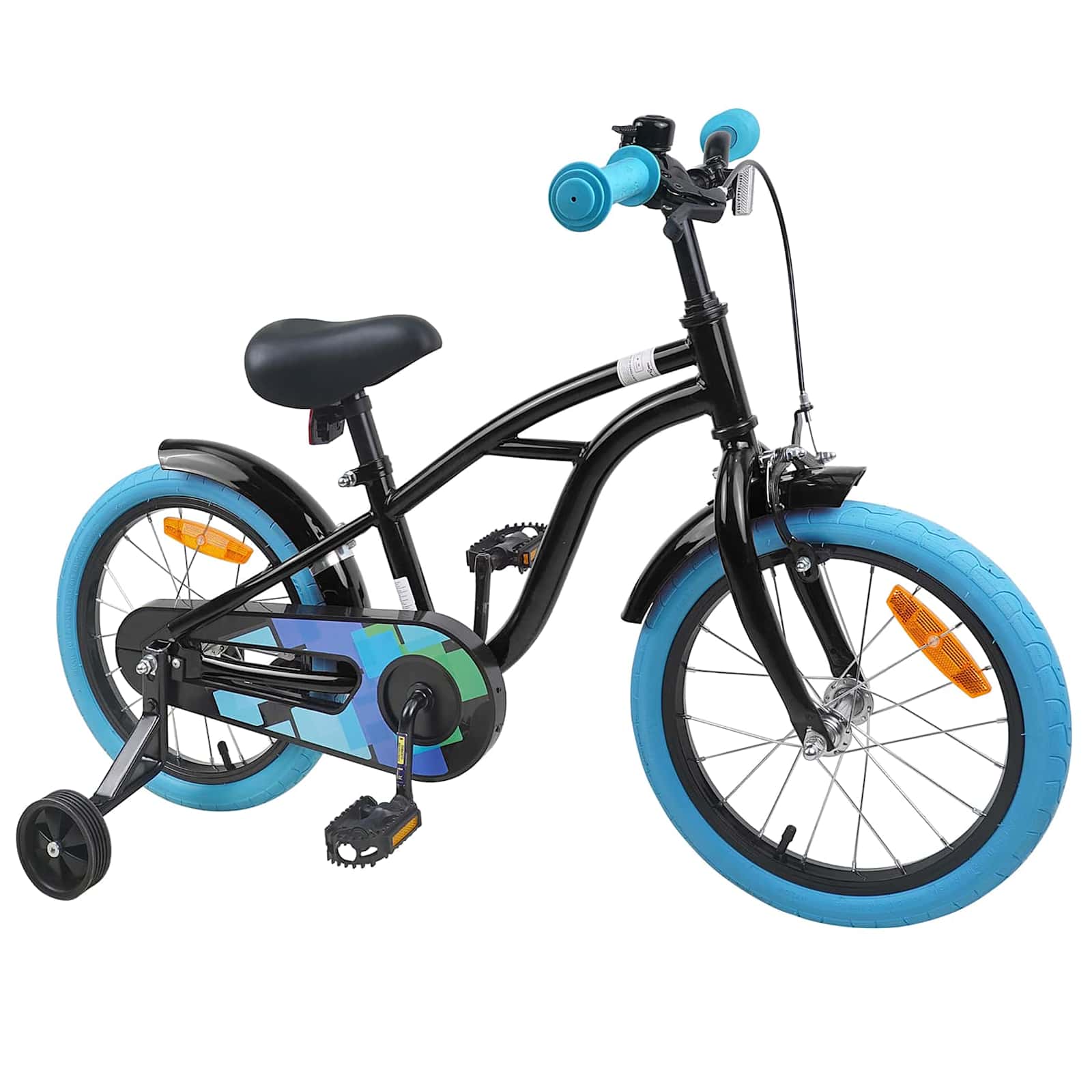 Kinderfiets 16 Inch voor 4-6 jaar oud Zwart