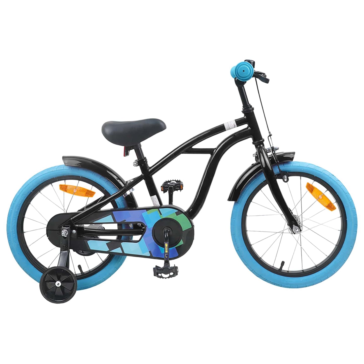 Kinderfiets 16 Inch voor 4-6 jaar oud Zwart