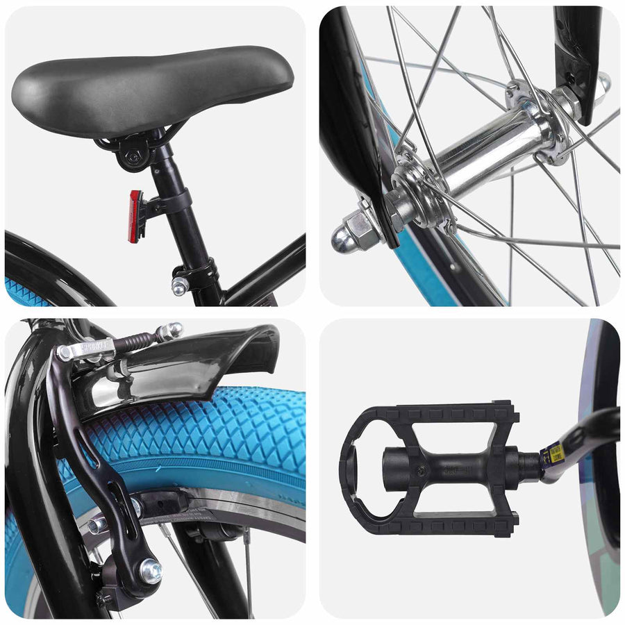 Kinderfiets 18 Inch voor 5-7 jaar Zwart