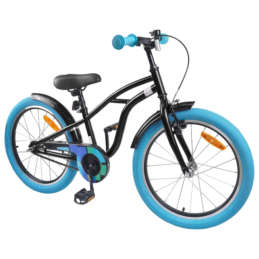 Kinderfiets 22 Inch voor 7-12 jaar oud Zwart