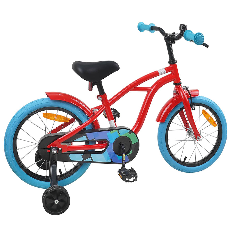 Kinderfiets 16 Inch voor 4-6 jaar oud Rood