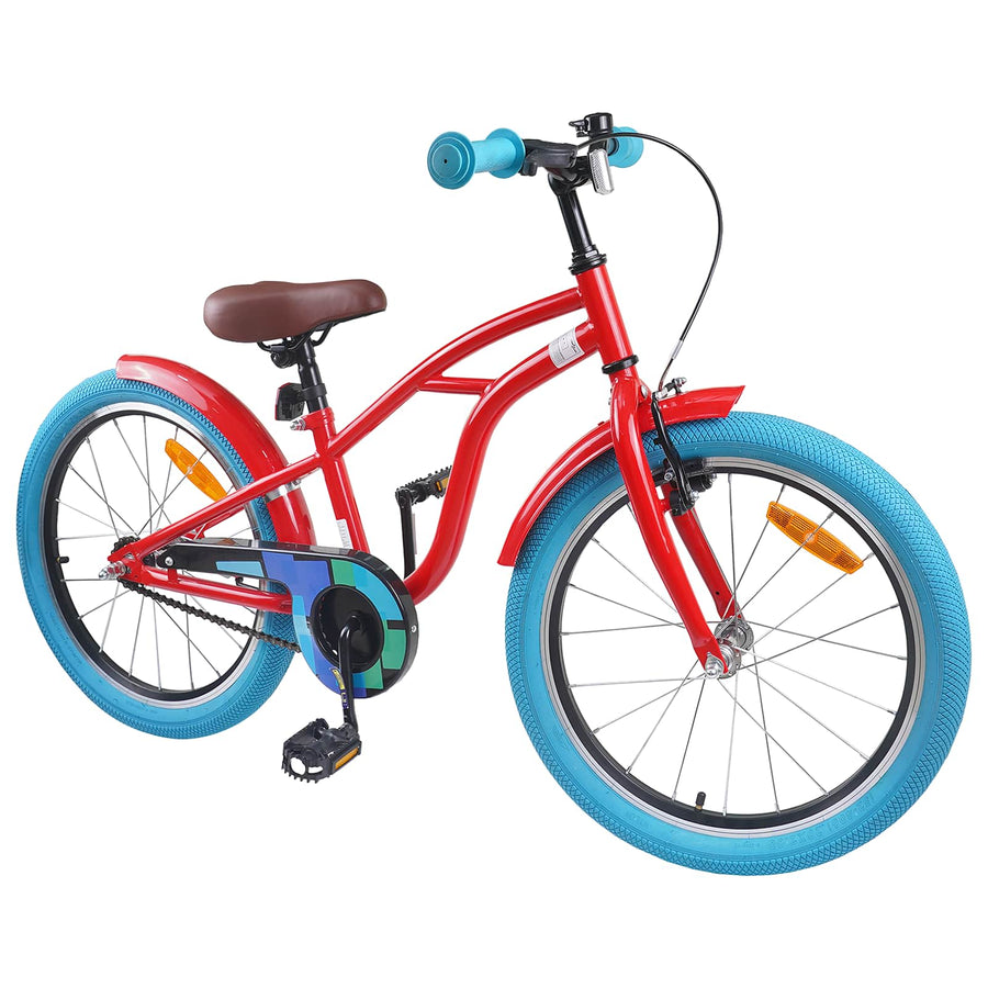 Kinderfiets 18 Inch voor 5-7 jaar Rood