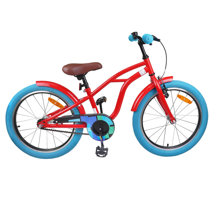 Kinderfiets 18 Inch voor 5-7 jaar Rood