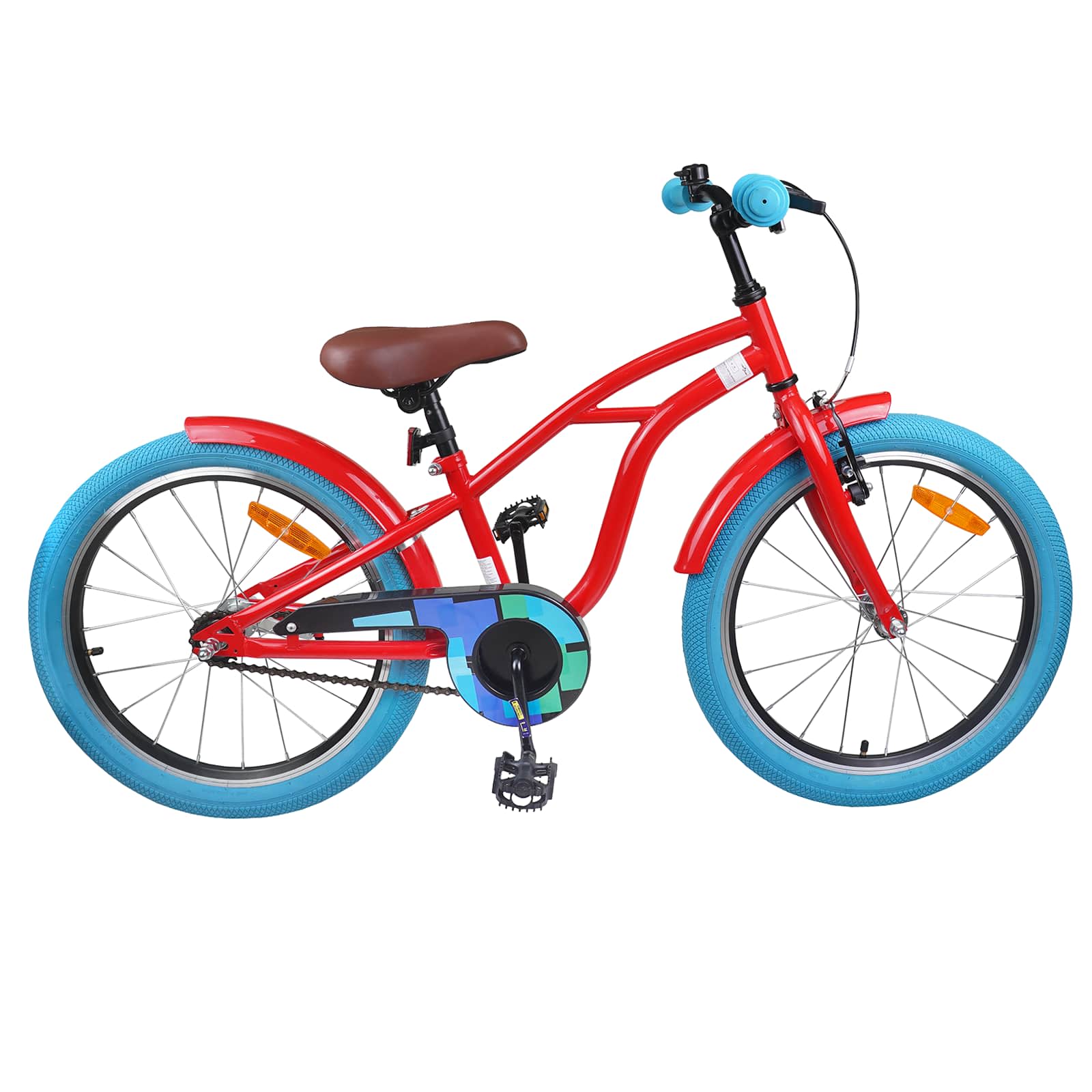 Kinderfiets 22 Inch voor 7-12 jaar oud Rood